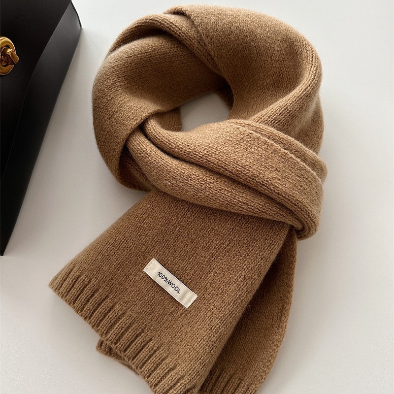 Wool Scarf Men - Seçilmiş Avustralya Saf Pamuk Yünü %100