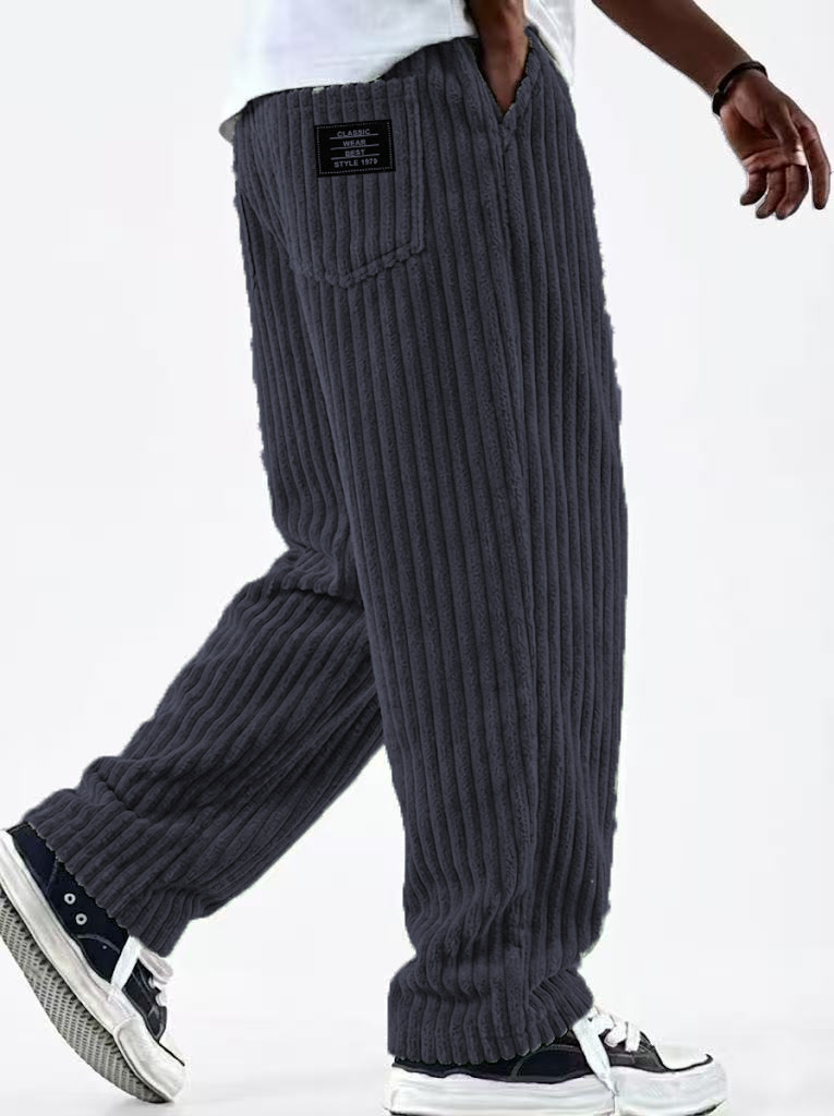 Corduroy Pant Warm - Kışlık Kadife Pantolon Erkek Yeni Moda
