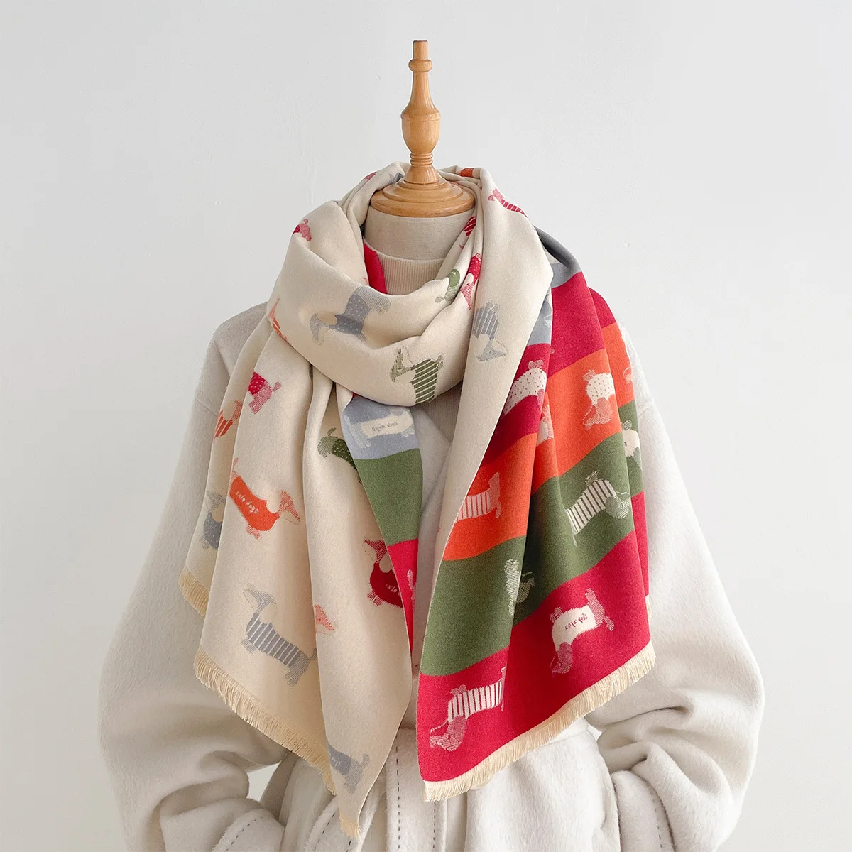 Kadife Görünümlü Kaşmir Eşarp, - Cashmere Pashmina Wrap incelemesi ve fiyatı