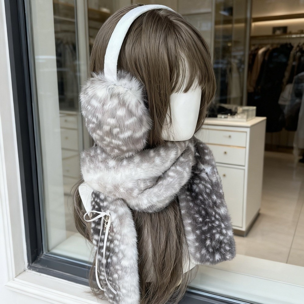 Sevimli Geyik Desenli Eşarp Kı - Earmuffs Foldable incelemesi ve fiyatı