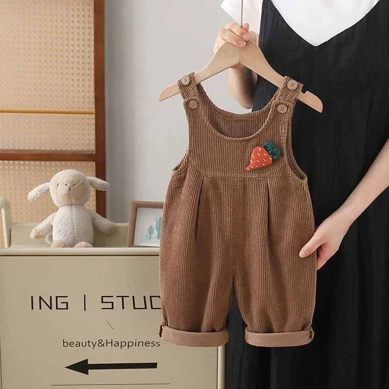 1-4Y Sonbahar Bebek Askılı Pan - Corduroy Pant Warm incelemesi ve fiyatı