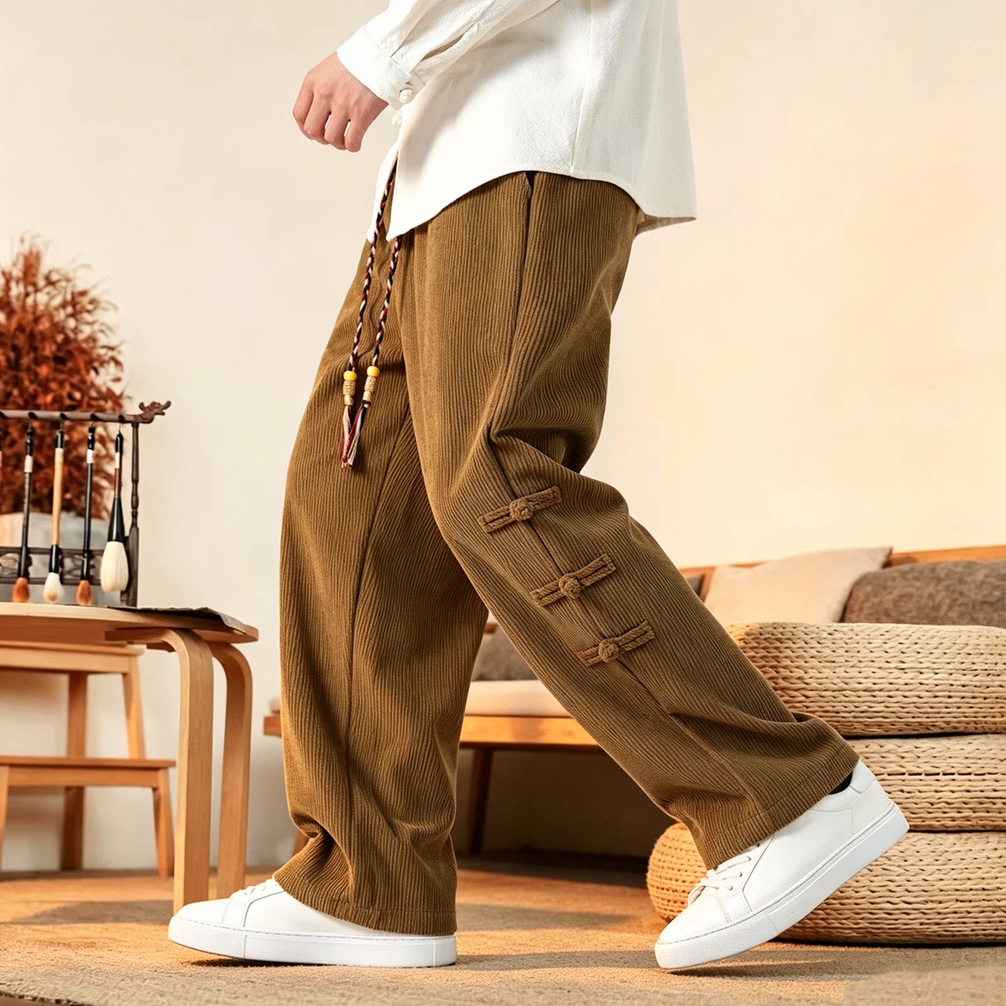 Yeni Sonbahar Sıcak Kalın Kadi - Corduroy Pant Warm incelemesi ve fiyatı
