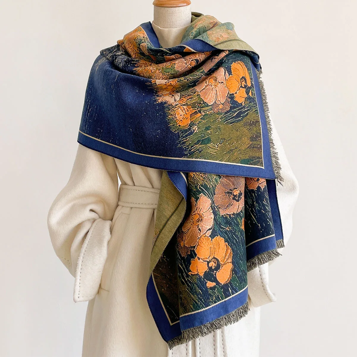 Kadınlar için İmitasyon Kaşmir - Cashmere Pashmina Wrap incelemesi ve fiyatı
