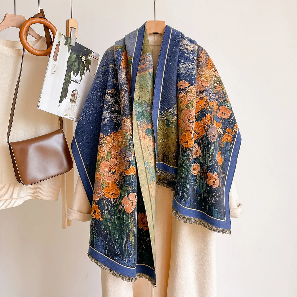 Kadınlar için İmitasyon Kaşmir - Cashmere Pashmina Wrap incelemesi ve fiyatı